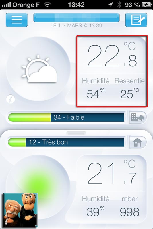 temperature pau